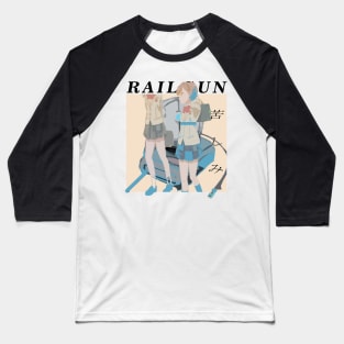 A Certain Scientific Railgun T ''ON MY WAY'' V1 Baseball T-Shirt